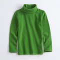 Warm cheap bright color kids long sleeve turtle neck t-shirts clothes